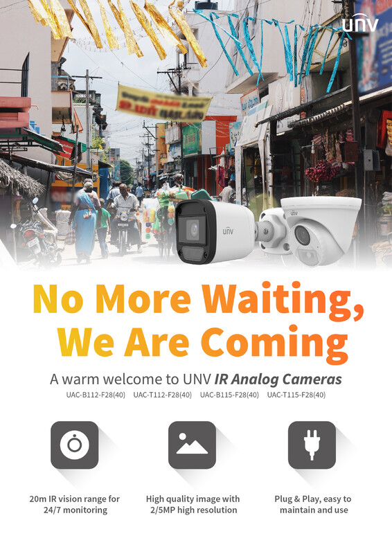 unv Camera analog hd bullet tvi/ahd/cvi/cvbs 5mp