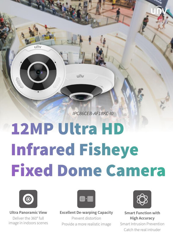 unv Kamera-ip 12mp fisheye dome