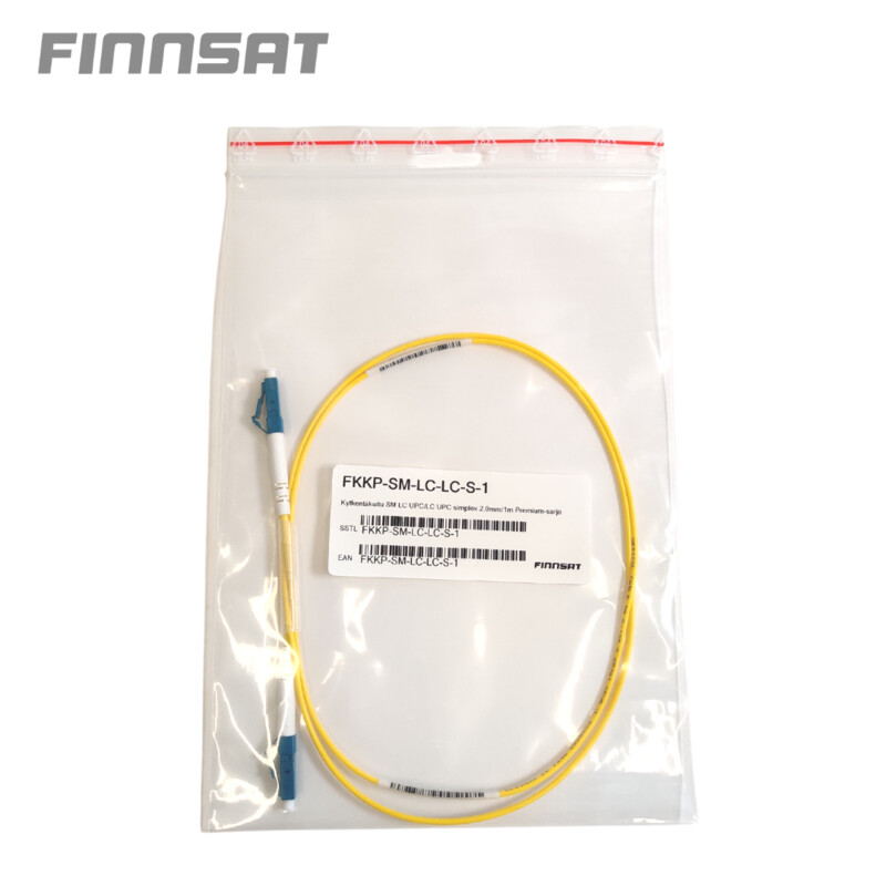 finnsat Connecting cable-fibre sm lc upc/lc upc simplex 1m