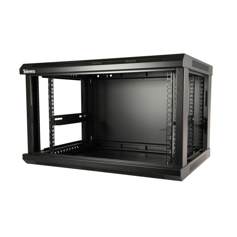 televes Wall cabinet 19in 6+2ru assembled
