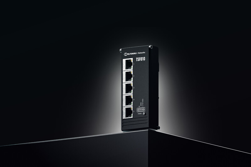 teltonika Ethernet kytkin 5-port 10/100m industrial din