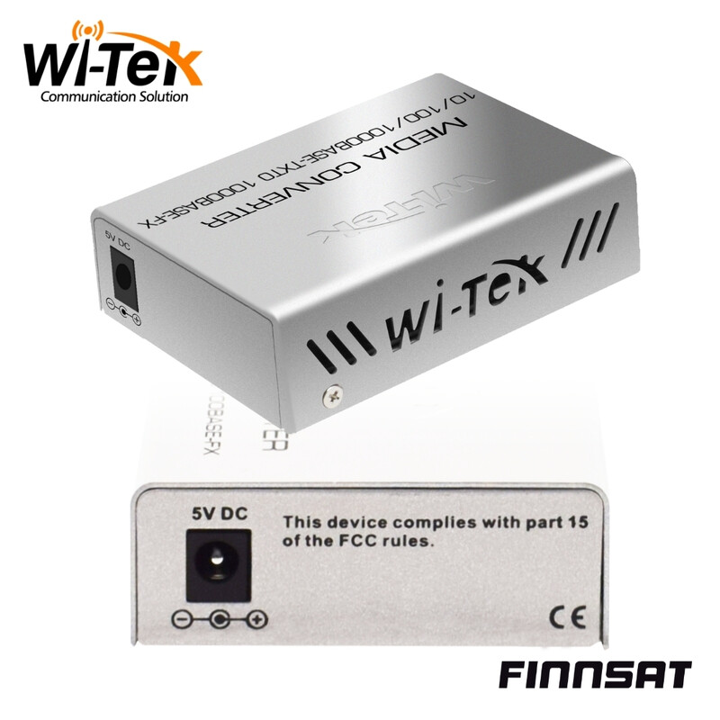 wi-tek Mediakonverter tx/rx 25km sc sm-rj45 1000mb