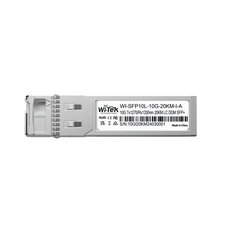 wi-tek Ethernet switch accessory sfp pair 20km lc-s sm 10g ind.
