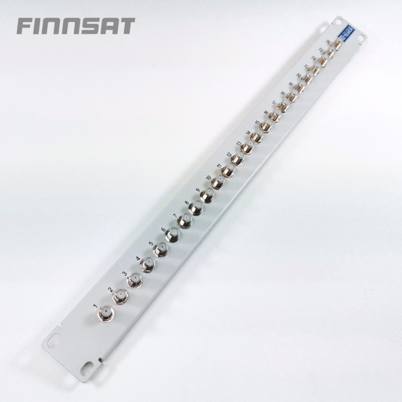 telmor Connector 19in 1ru panel w/ 24xff