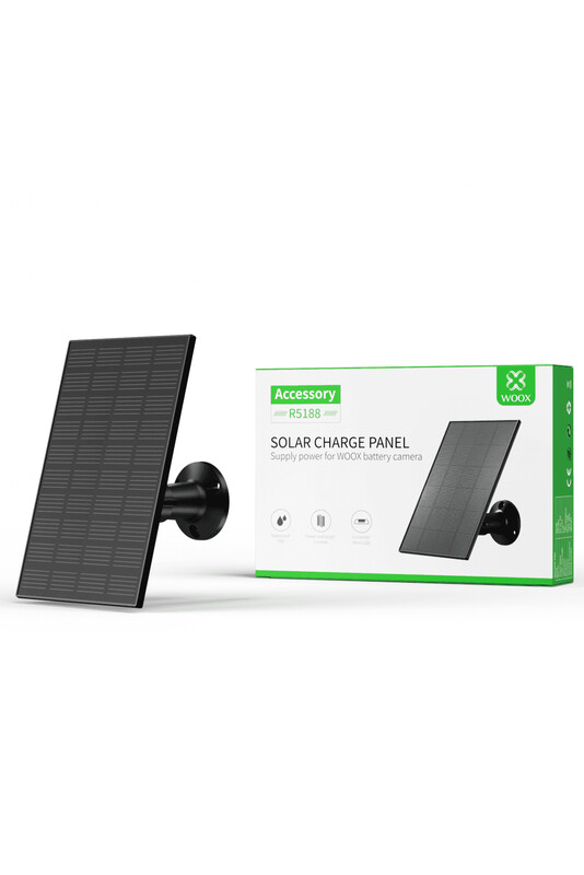 woox Aurinkopaneeli-finnsat kameran 5v/3w 2m microusb
