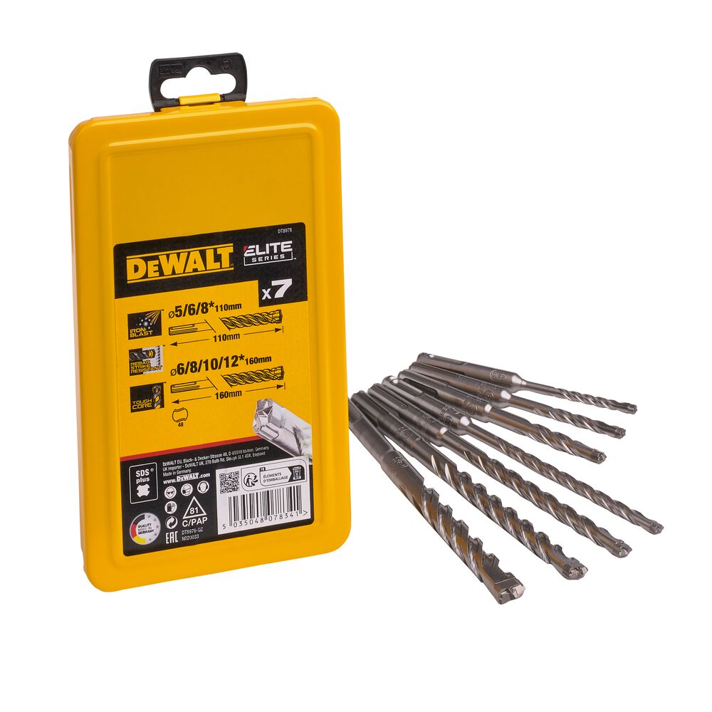 dewalt Poranteräsarja dewalt elite 7 osainen