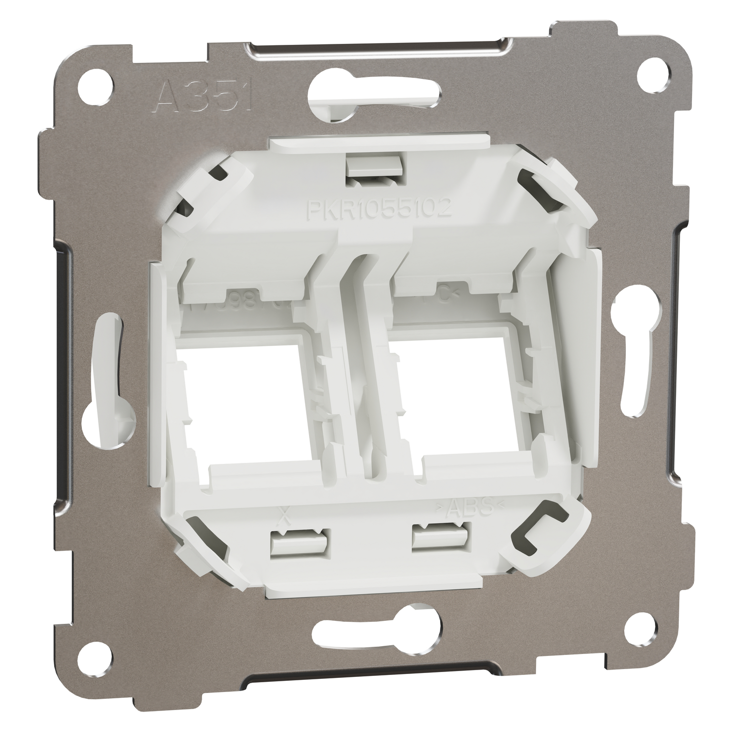 schneider electric Tele outlet elko rs nordic centre plate 2x keystone angle