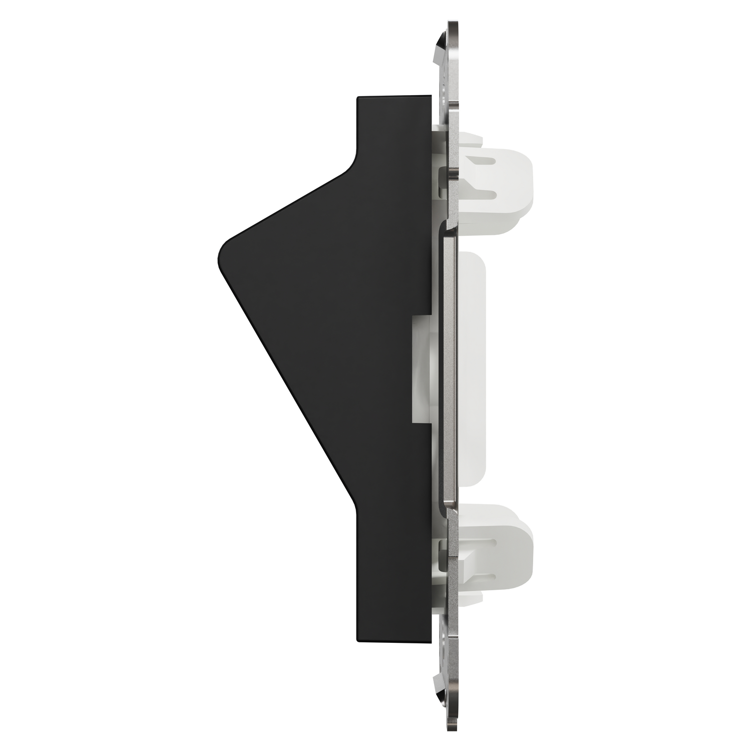 schneider electric Sentralplate elko 2x keystone skrå innfelt, m/støvdeksel, so