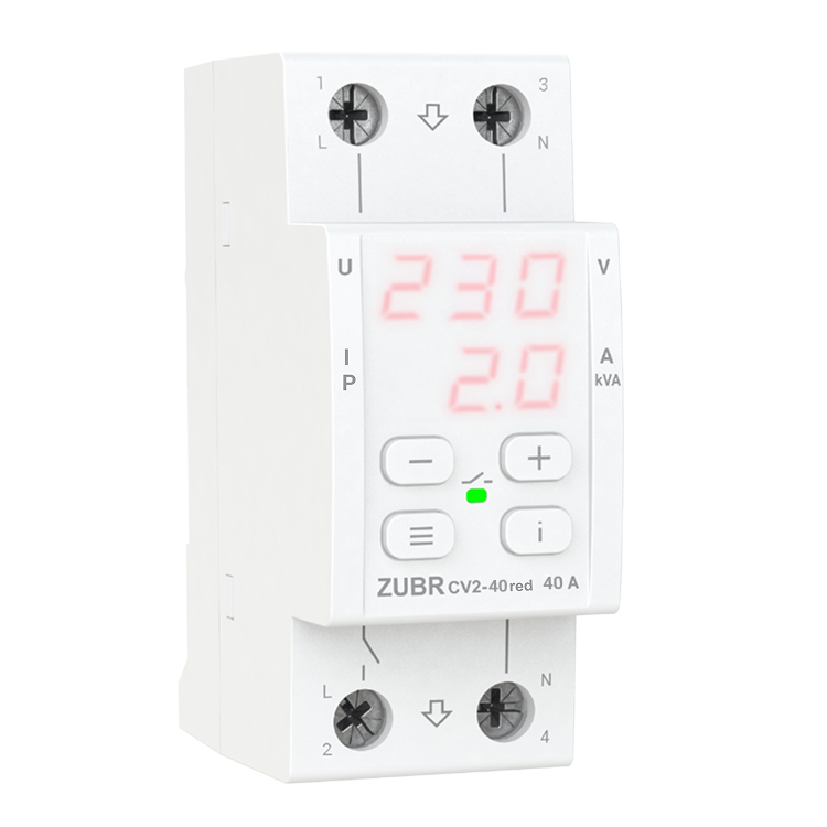 PINGEKONTROLLIRELEE ZUBR CV2-40 1F 40A 230V