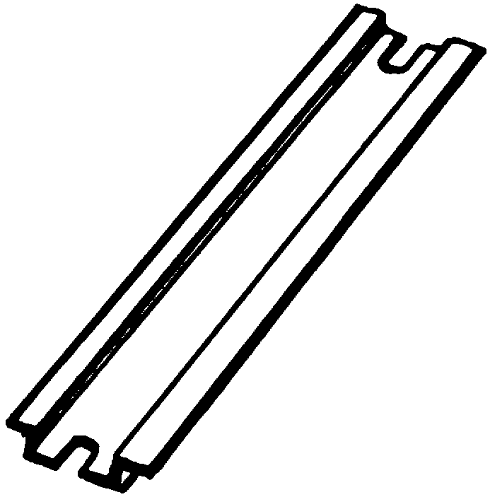 DIN-Skinne 34x100 MIV 10