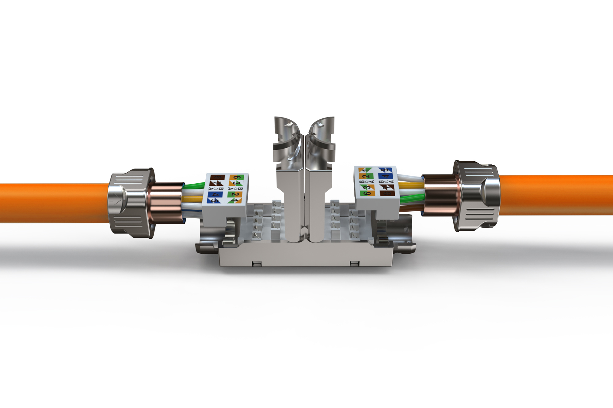 digitus Extension connector 15jatkocat6a-stp-f