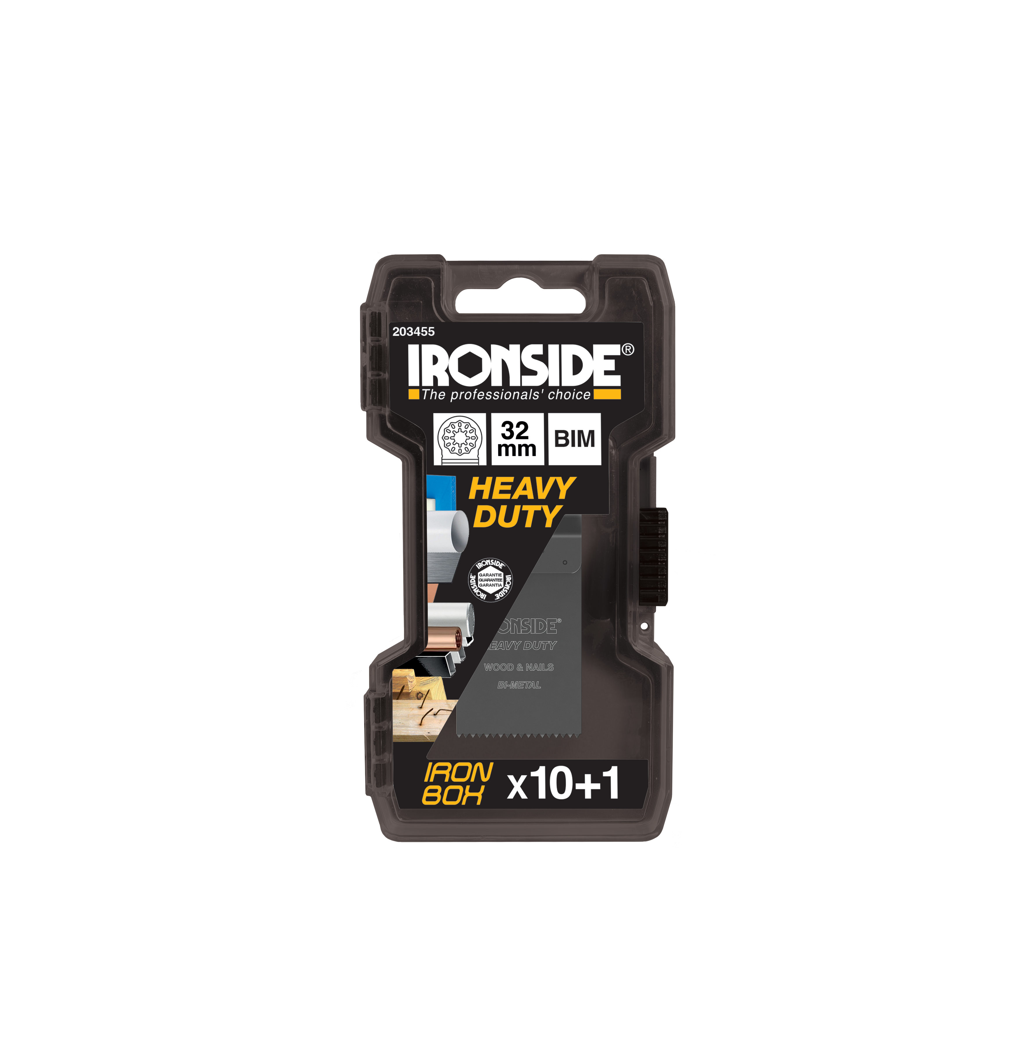 MULTITOOL BLADE SET IRONSIDE SL HD 32MM 10+1 PCS