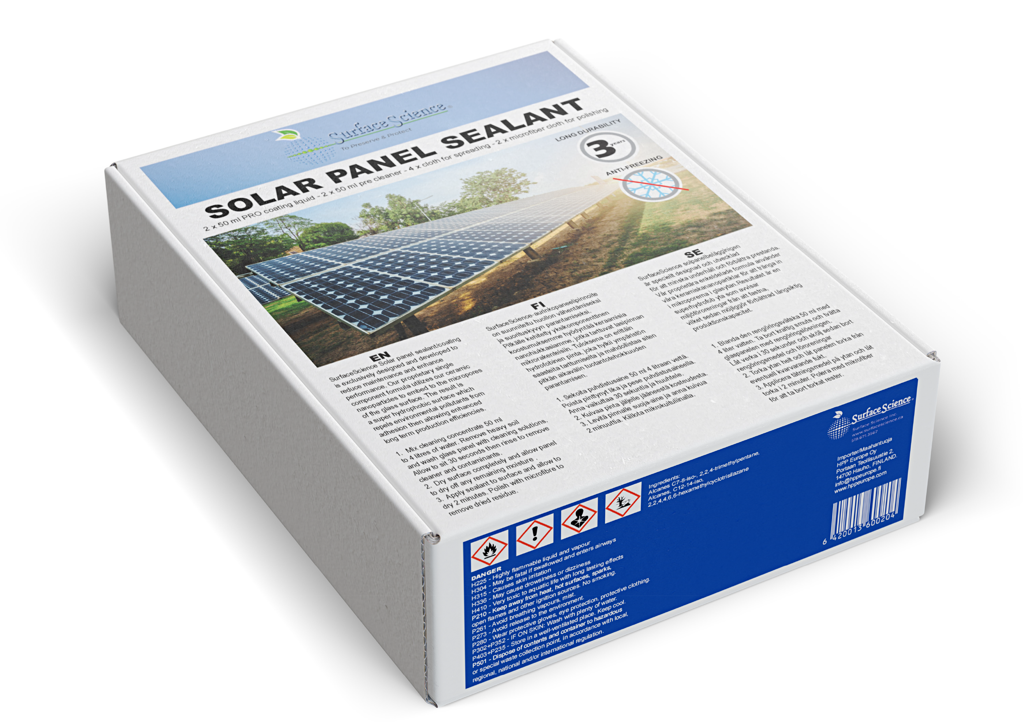 SURFACE SCIENCE SOLAR PANEL SEALANT CERAMIC | Other cleaners | Onninen