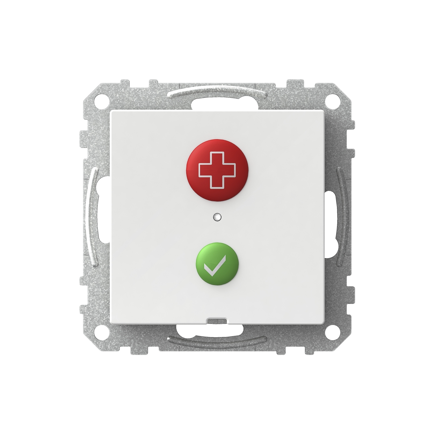 schneider electric Exxact pushbutton rwc alert+reset pb white