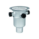 FLOOR DRAIN VERTICAL PURUS BALDEX 75 P UNTRAPPED SS