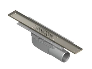 purus Golvbrunn purus design line 700 75mm vågrät gavel
