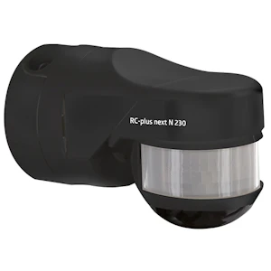 luxomat Motion detector luxomat rc-plus next n 230 ip54 black