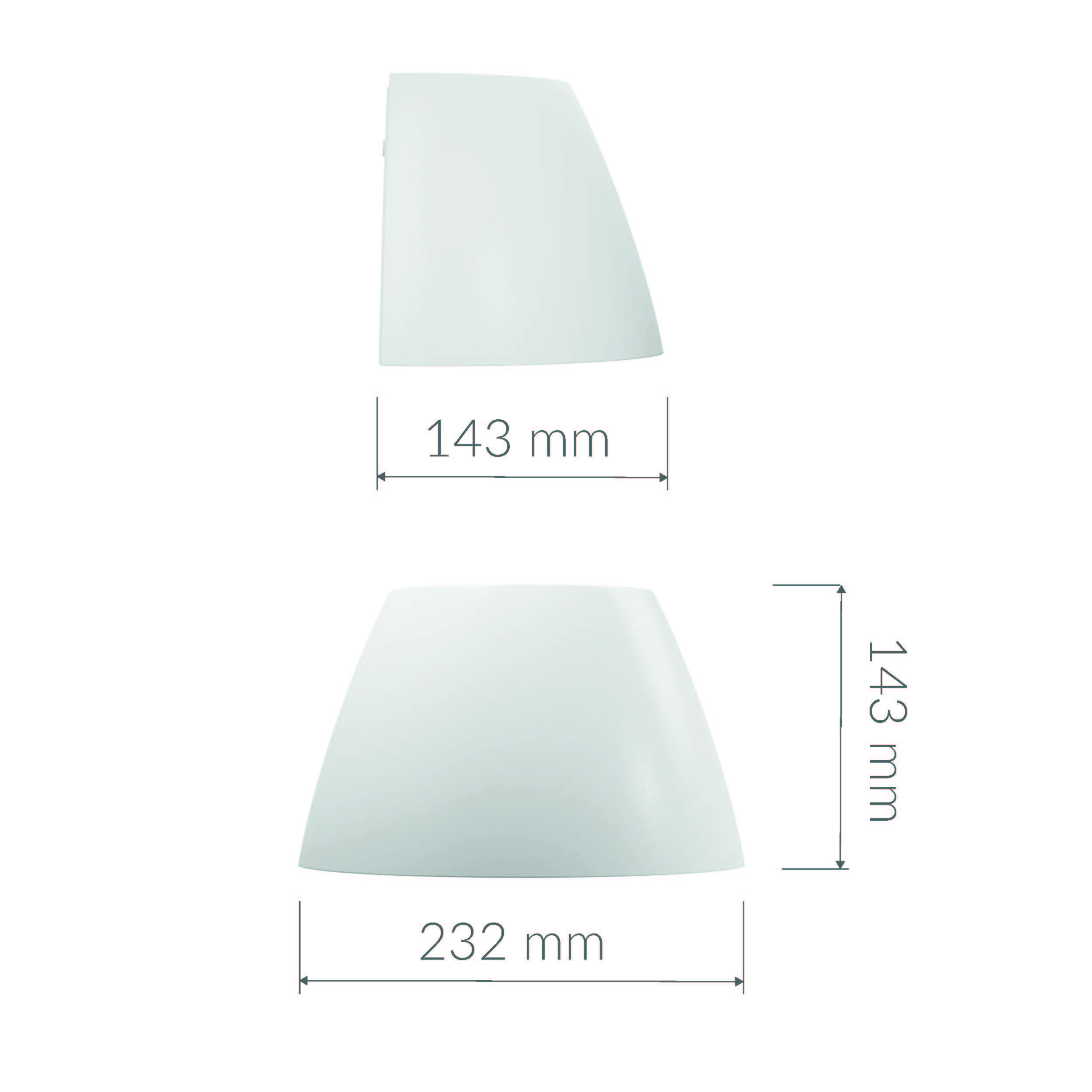 plejd Outdoors wall luminaire out out-02-u-b socket bl