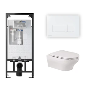 undefined Wc seinaraami -ja poti komplekt 3in1