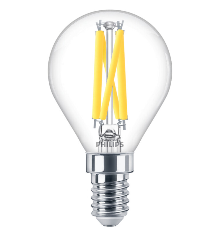 LED LUSTER E14 922/927 806LM 60=6W P45 CL