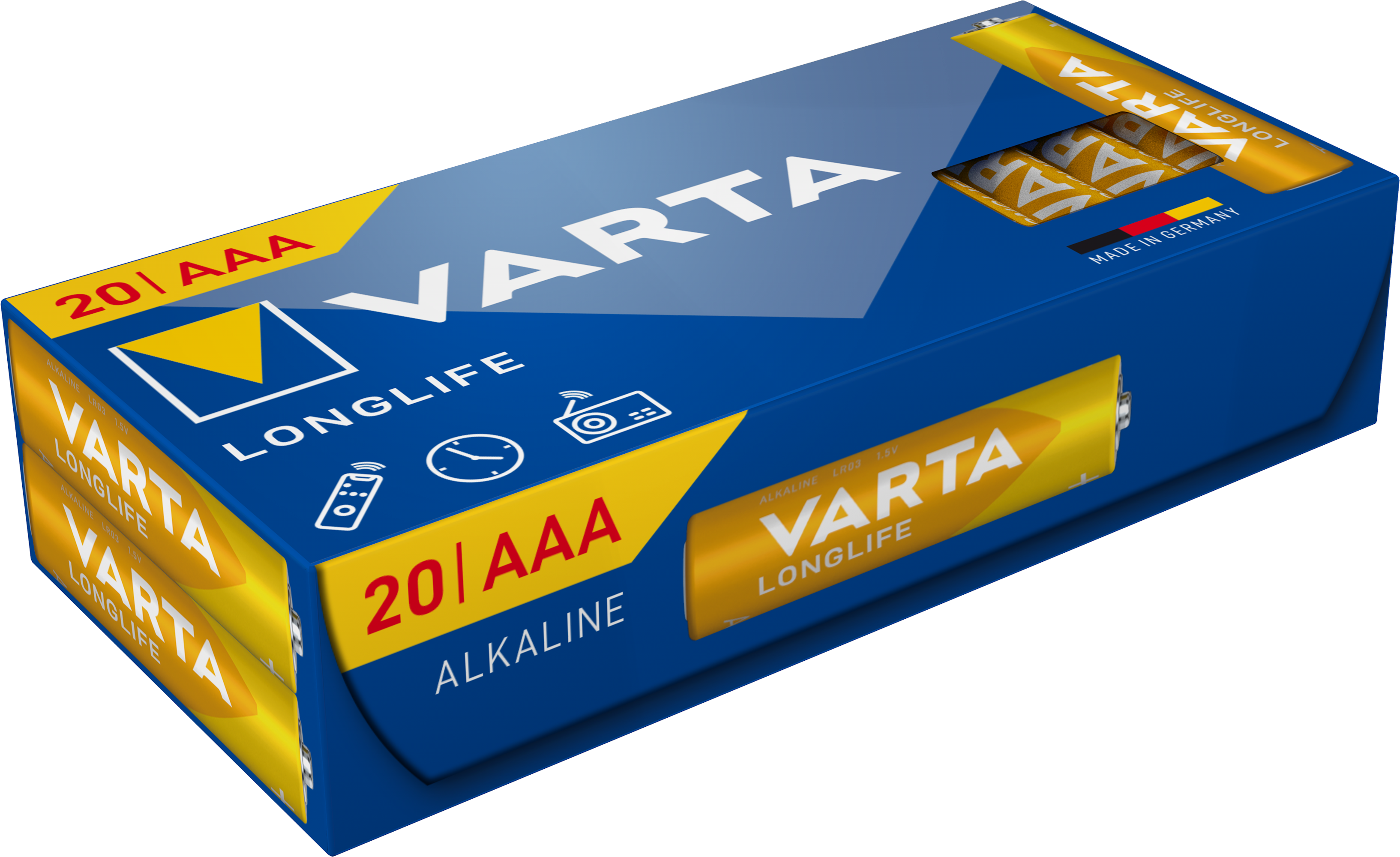 BATTERI LONGLIFE AAA 20 CUBE VSK