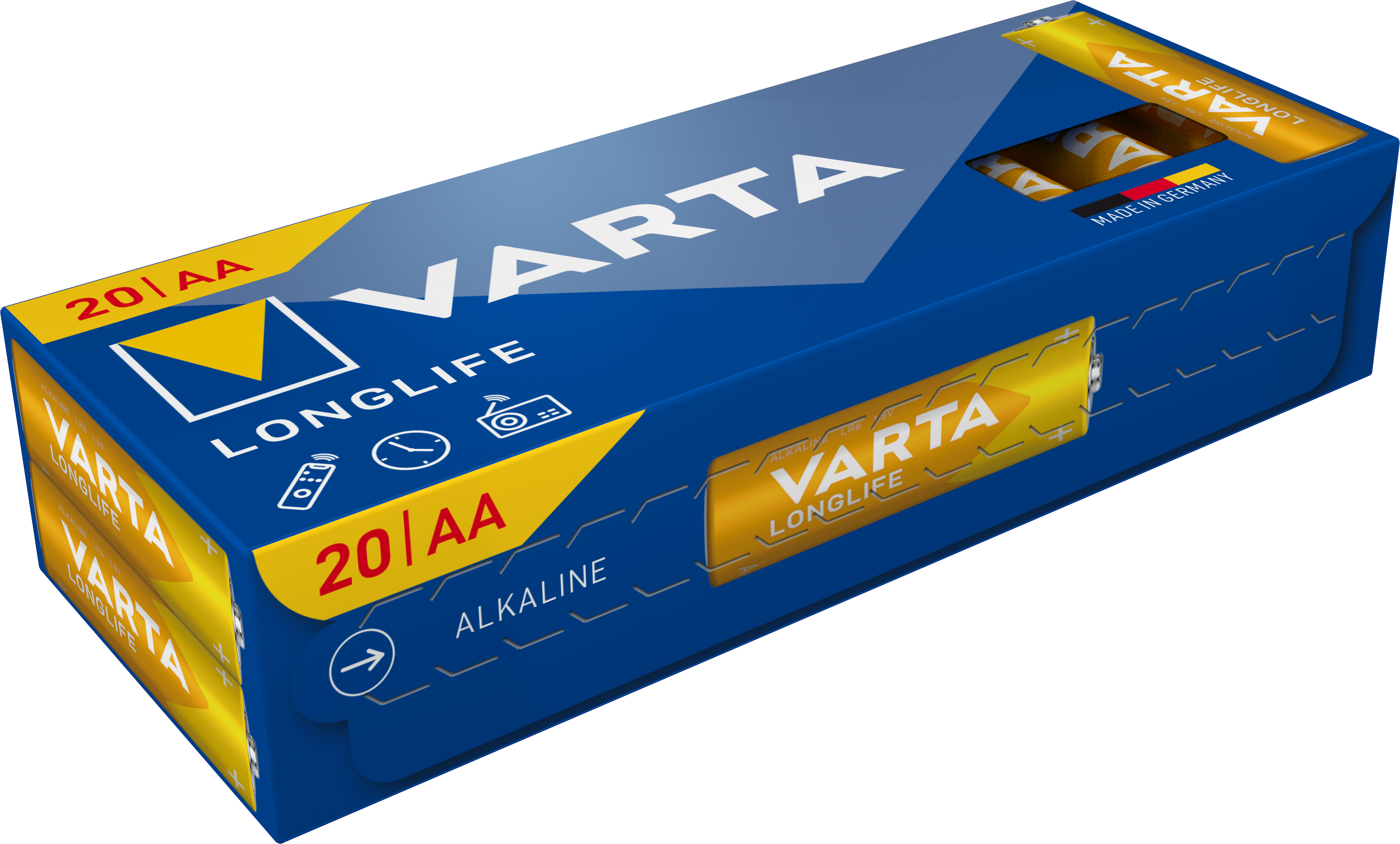 BATTERI LONGLIFE AA 20 CUBE VSK