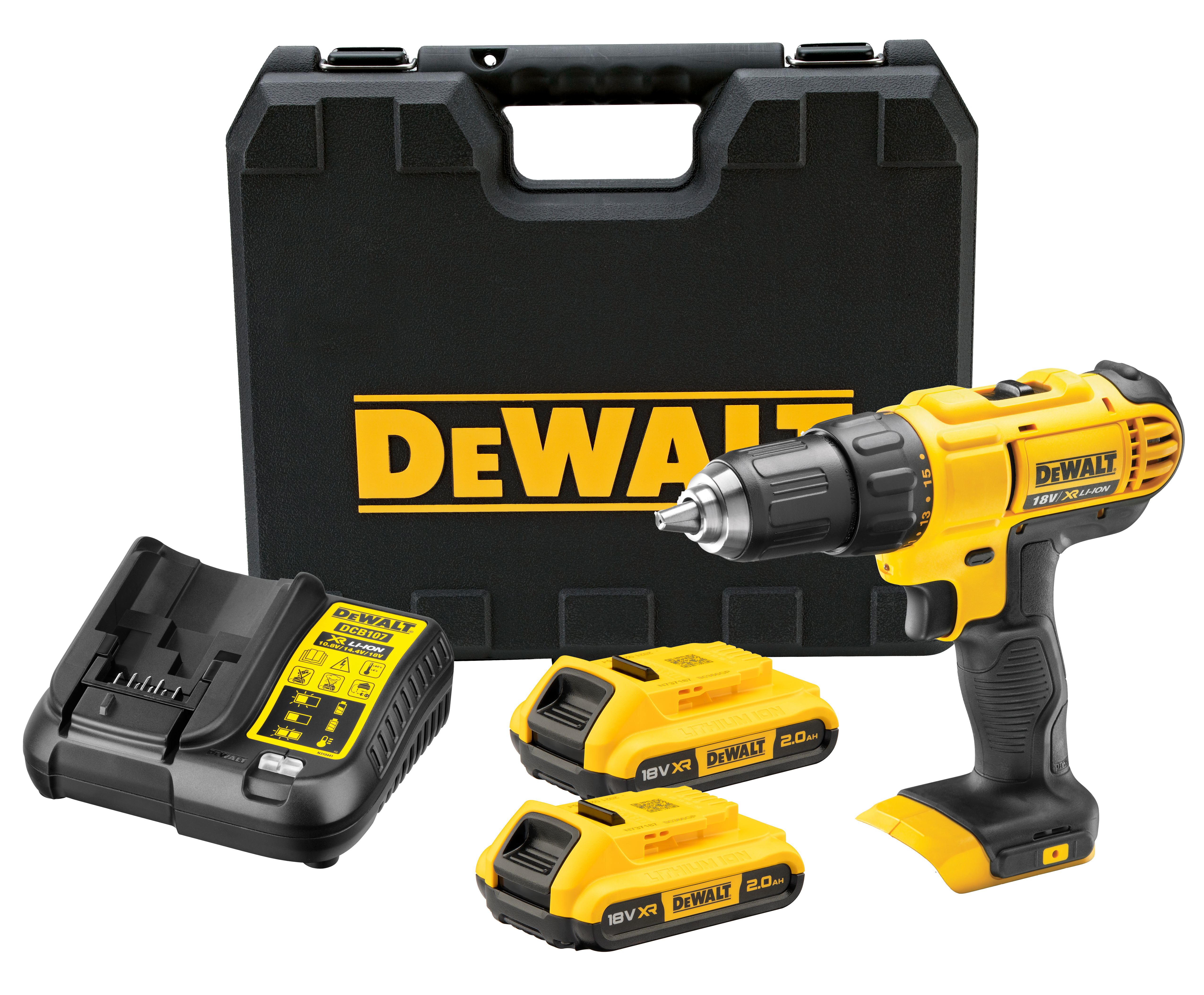 dewalt Borrskruvdragare dewalt dcd771d2 45nm 2x2,0ah
