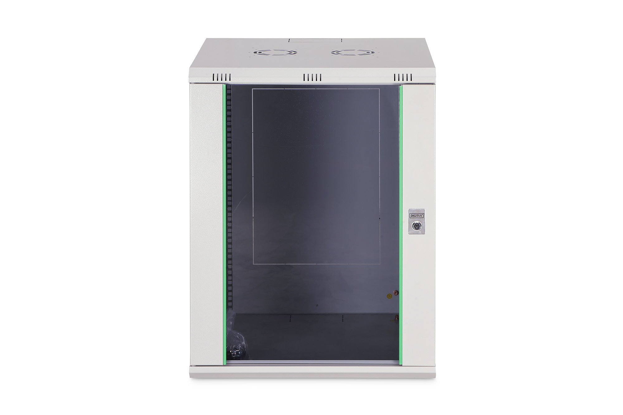 digitus Wall cabinet 16u 600mm glass door