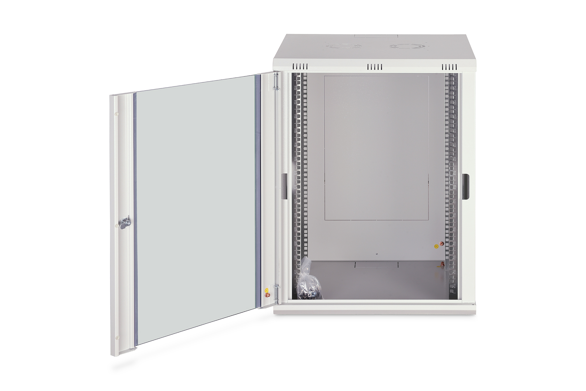 digitus Wall cabinet 16u 600mm glass door