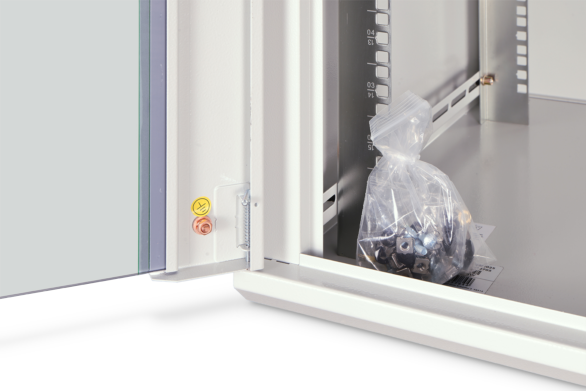 digitus Wall cabinet 16u 600mm glass door