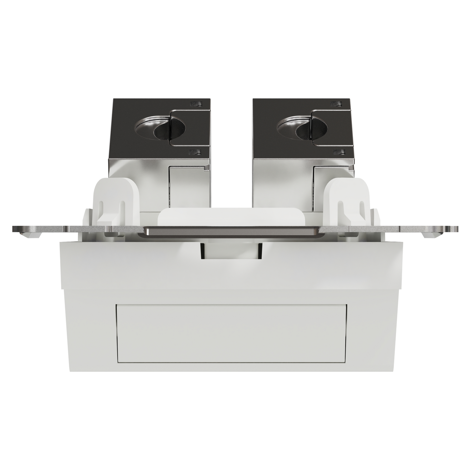 schneider electric Modulæruttak elko, 2xkeystone kat 6a stp, skrå, innfelt, rh