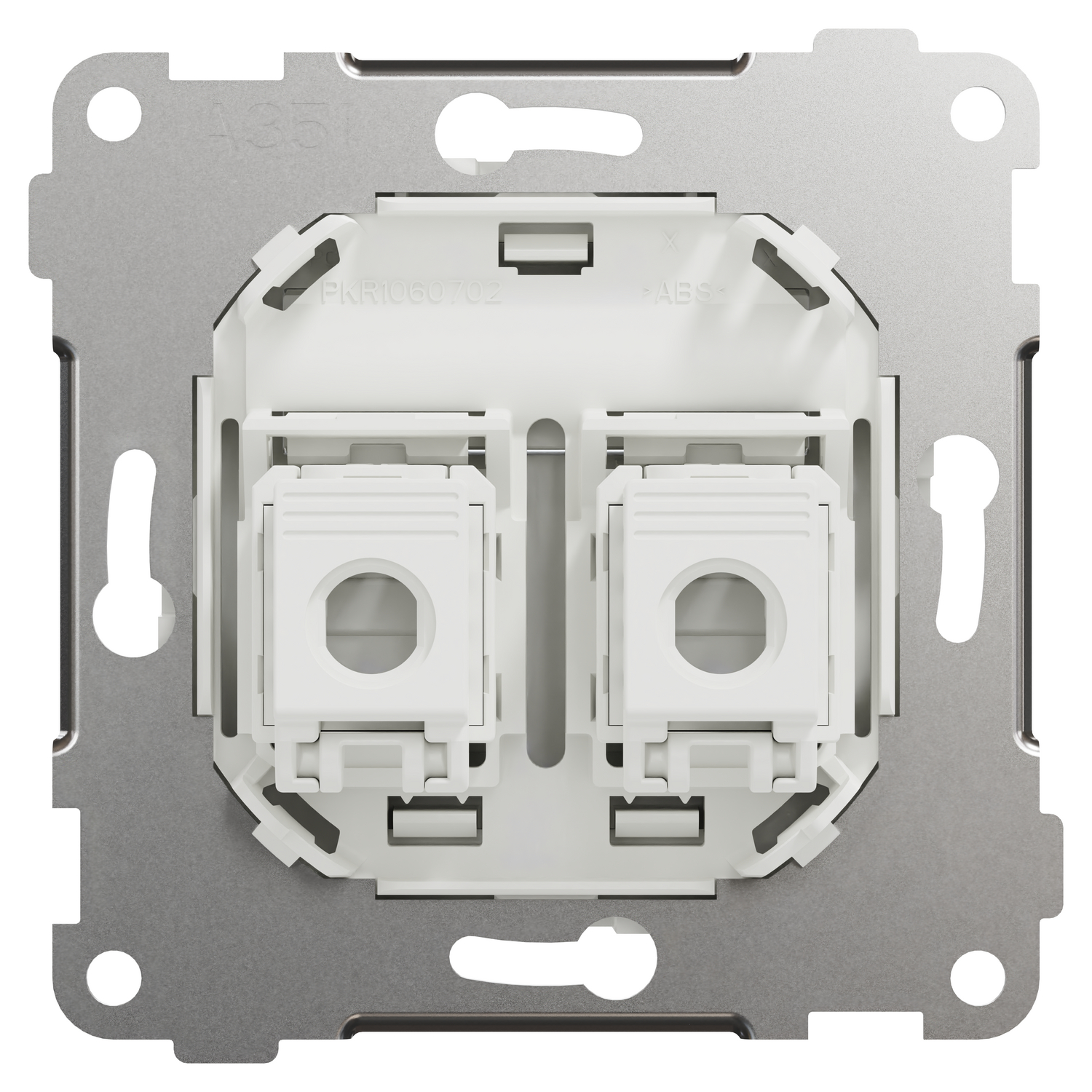 schneider electric Modulæruttak elko, 2xkeystone kat 6 utp, rett, innfelt, rh