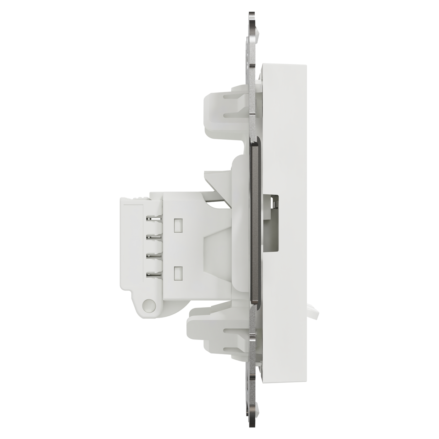 schneider electric Modulæruttak elko, 2xkeystone kat 6 utp, rett, innfelt, rh