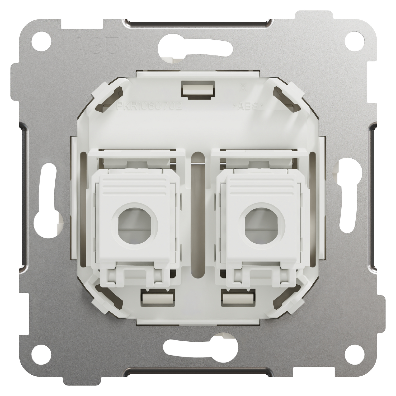 schneider electric Modulæruttak elko, 2xkeystone kat 6 utp, rett, innfelt, ph