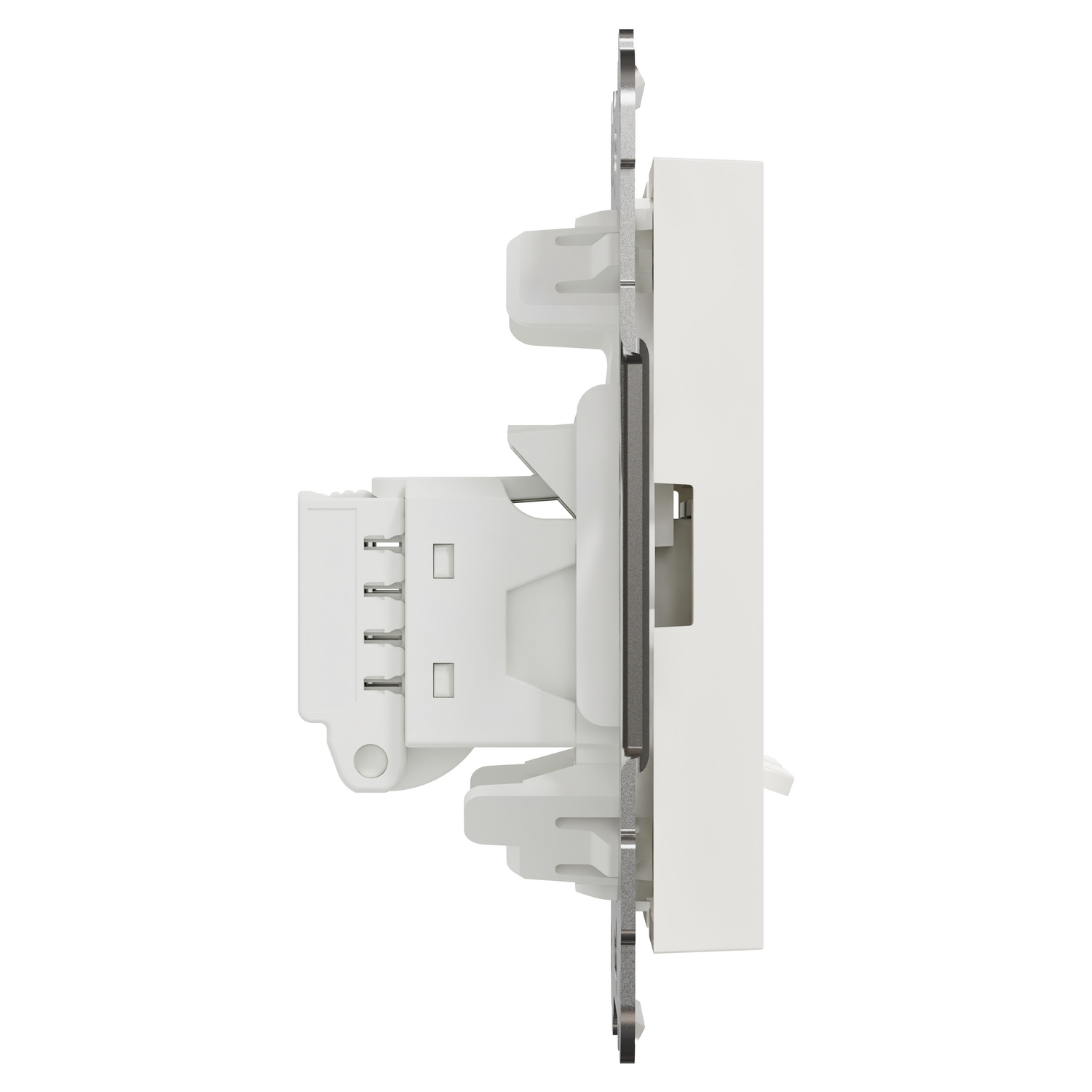 schneider electric Modulæruttak elko, 2xkeystone kat 6 utp, rett, innfelt, ph