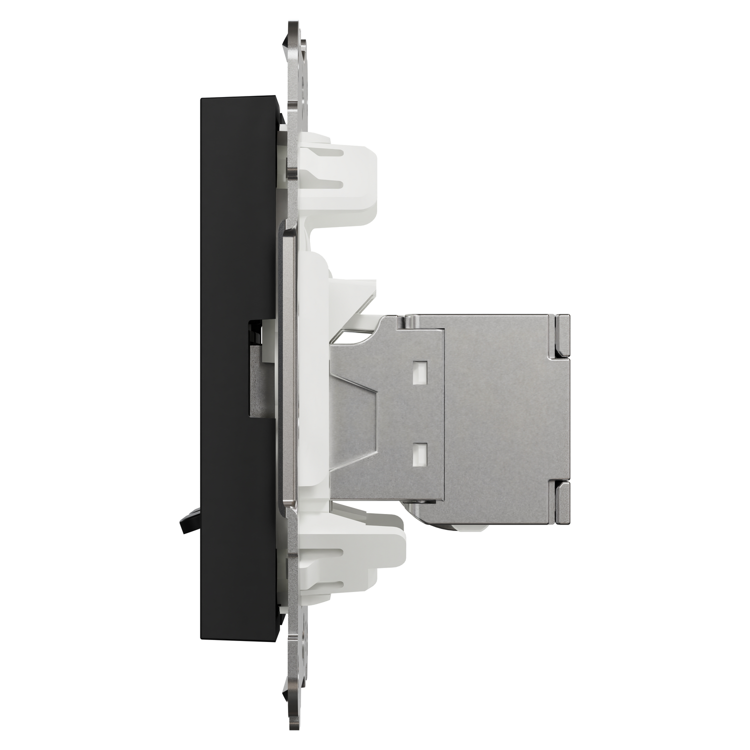 schneider electric Modulæruttak elko, 2xkeystone kat 6a stp, rett, innfelt, so