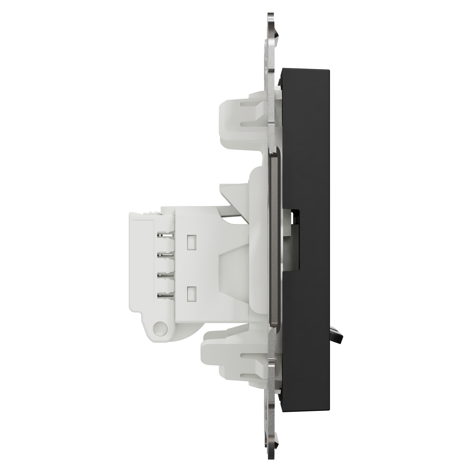 schneider electric Modulæruttak elko, 2xkeystone kat 6 utp, rett, innfelt, so