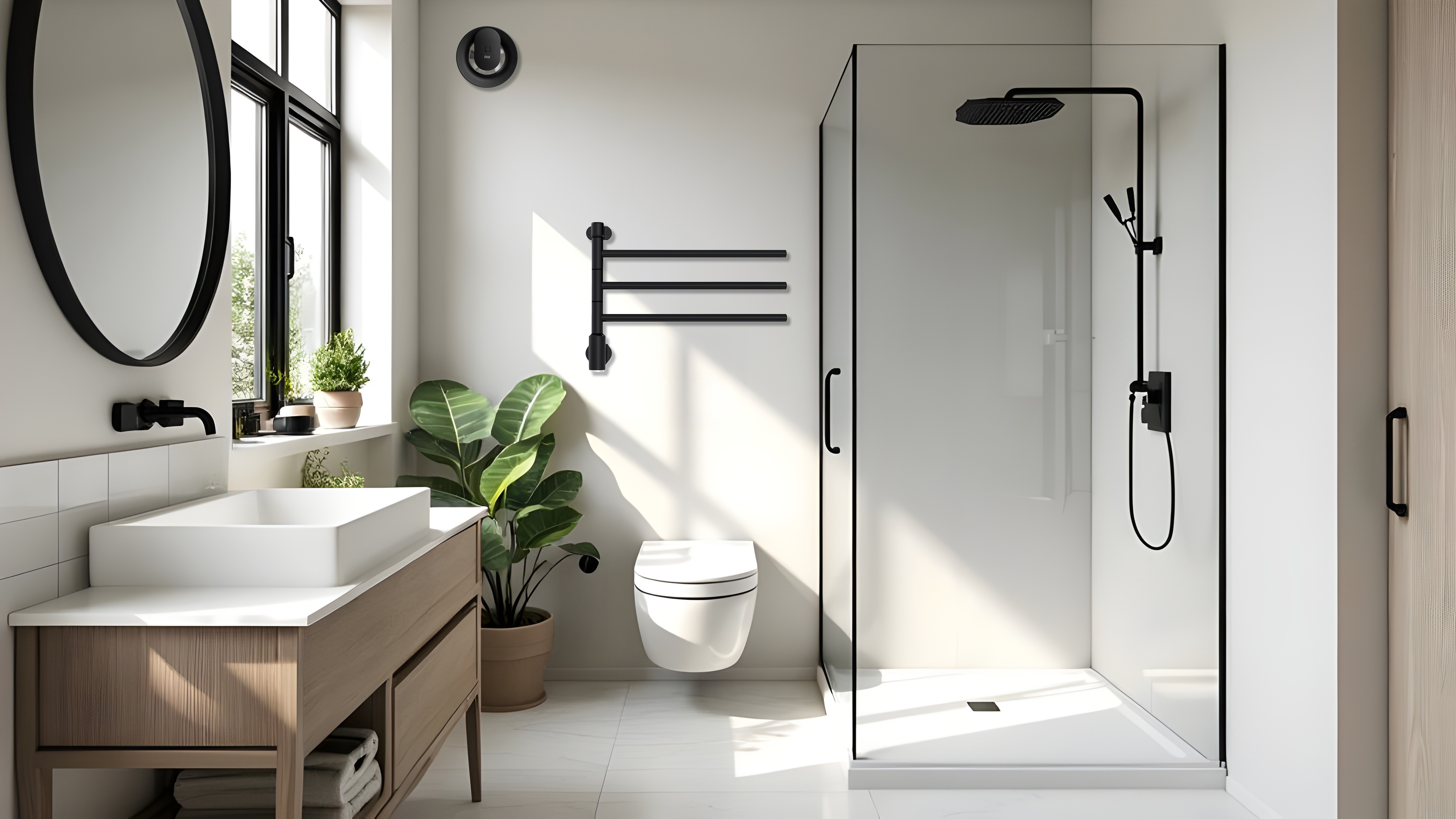 pax Pyyhekuivain sähkö pax flex i 3/550 m2 musta