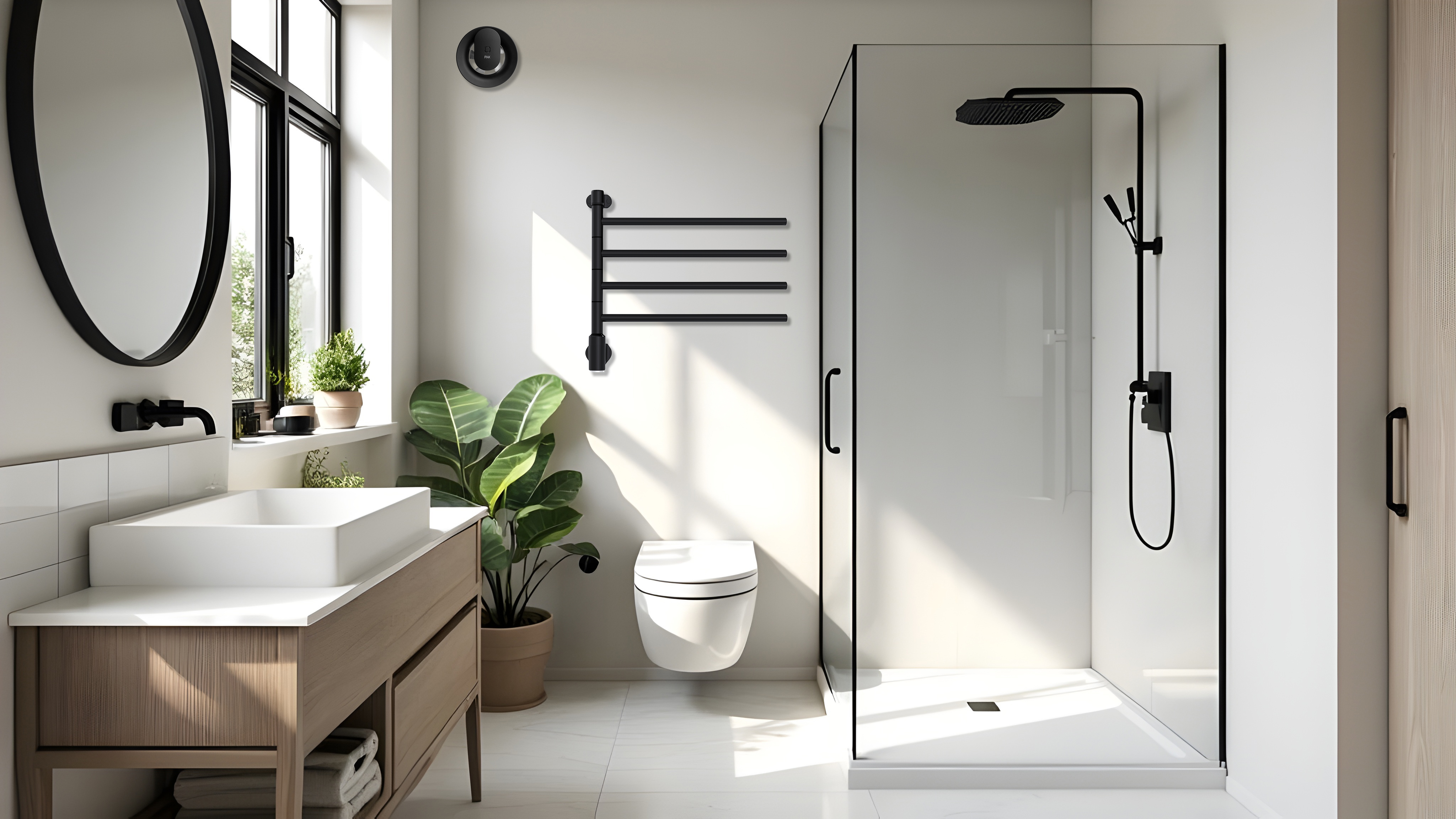 pax Towel warmer pax flex i 4/550 m2 black