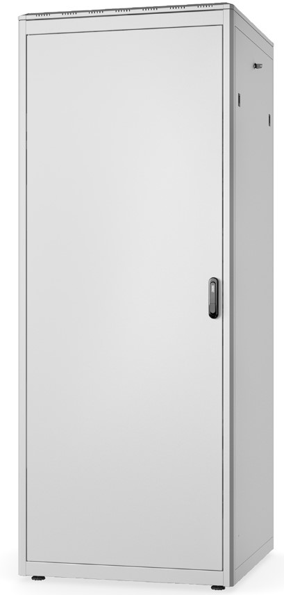 FLOOR CABINET 42U 2000X600X600 GY STEEL DOOR