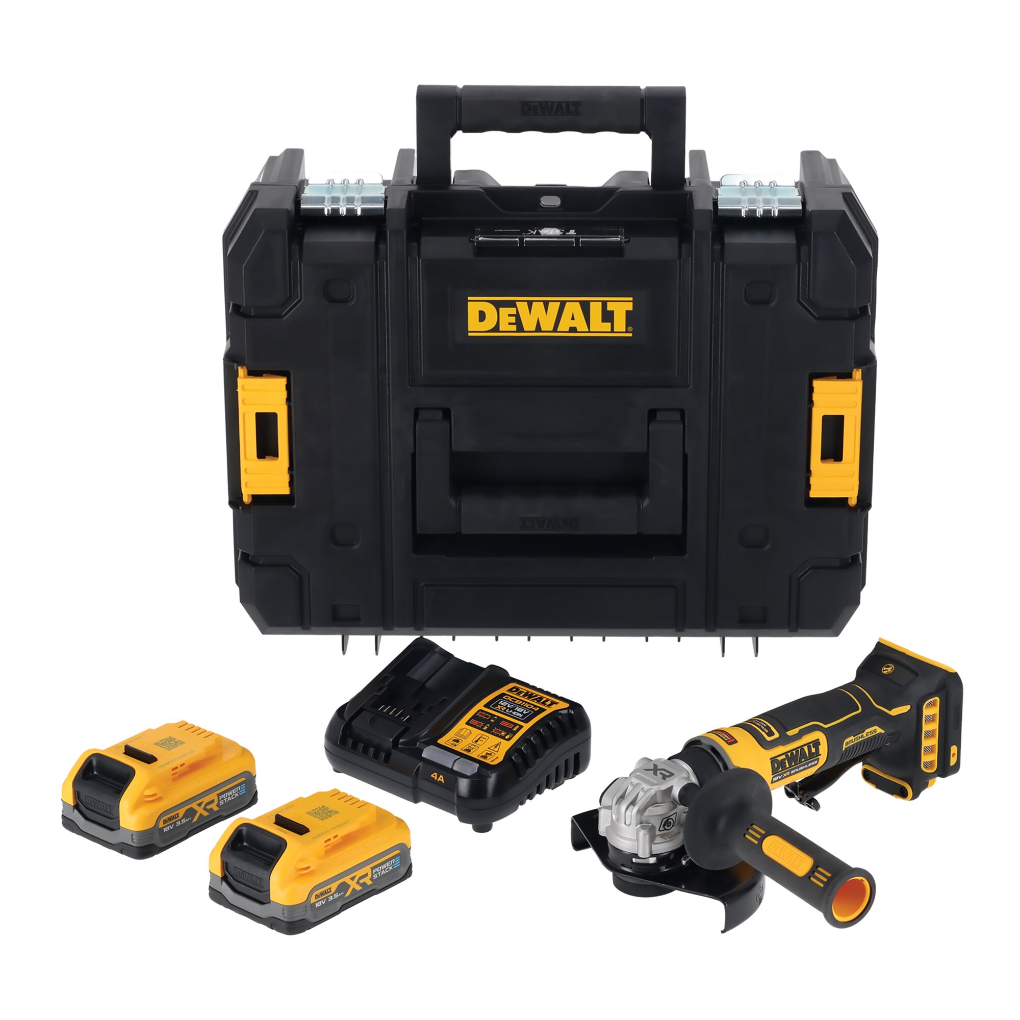 dewalt Akkukulmahiomakone dewalt dcg404s2t 18v xr 125mm 2x3,5ah
