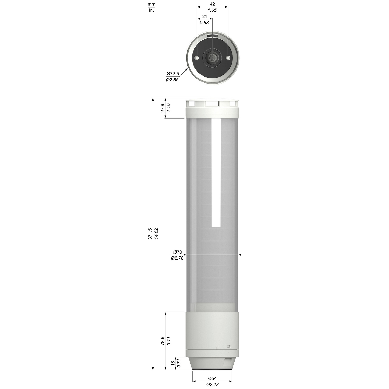 schneider electric Signalljus harmony xvts 15seg std io buzzer vit