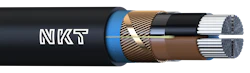 ALUMINIUM POWER CABLE-HF NKT AXQJ 4X95/29 0,6/1 KV Dca