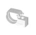 faluplast Pipe hanger faluplast 1-piece, 34mm