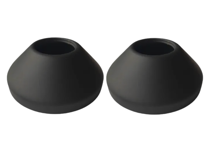 COVER PLATE OPAL 3/4x70mm BLACK 2/PCS