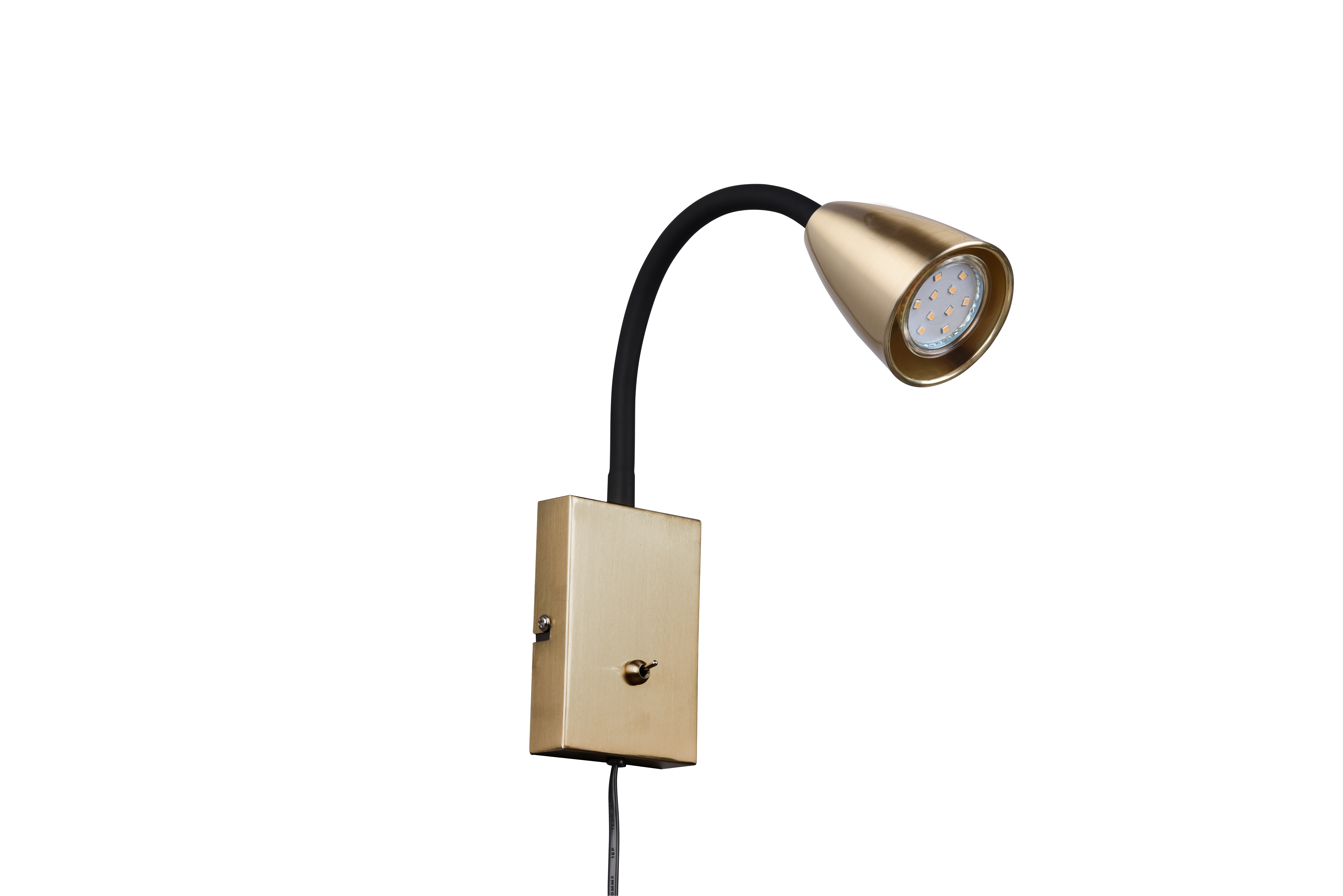 trio Wall lamp trio wanda gu10 max 10w brass