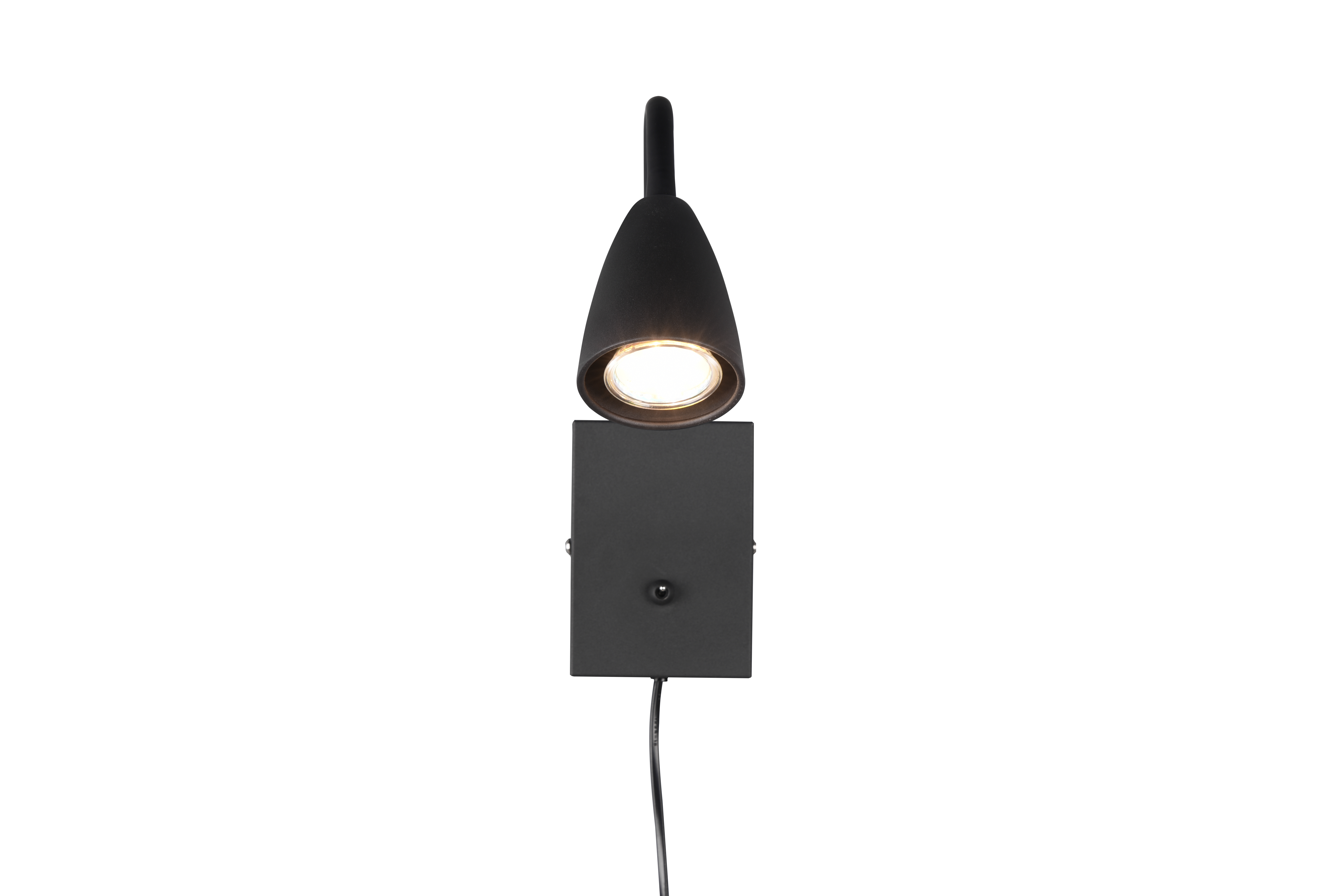 trio Wall lamp trio wanda gu10 max 10w matt bl