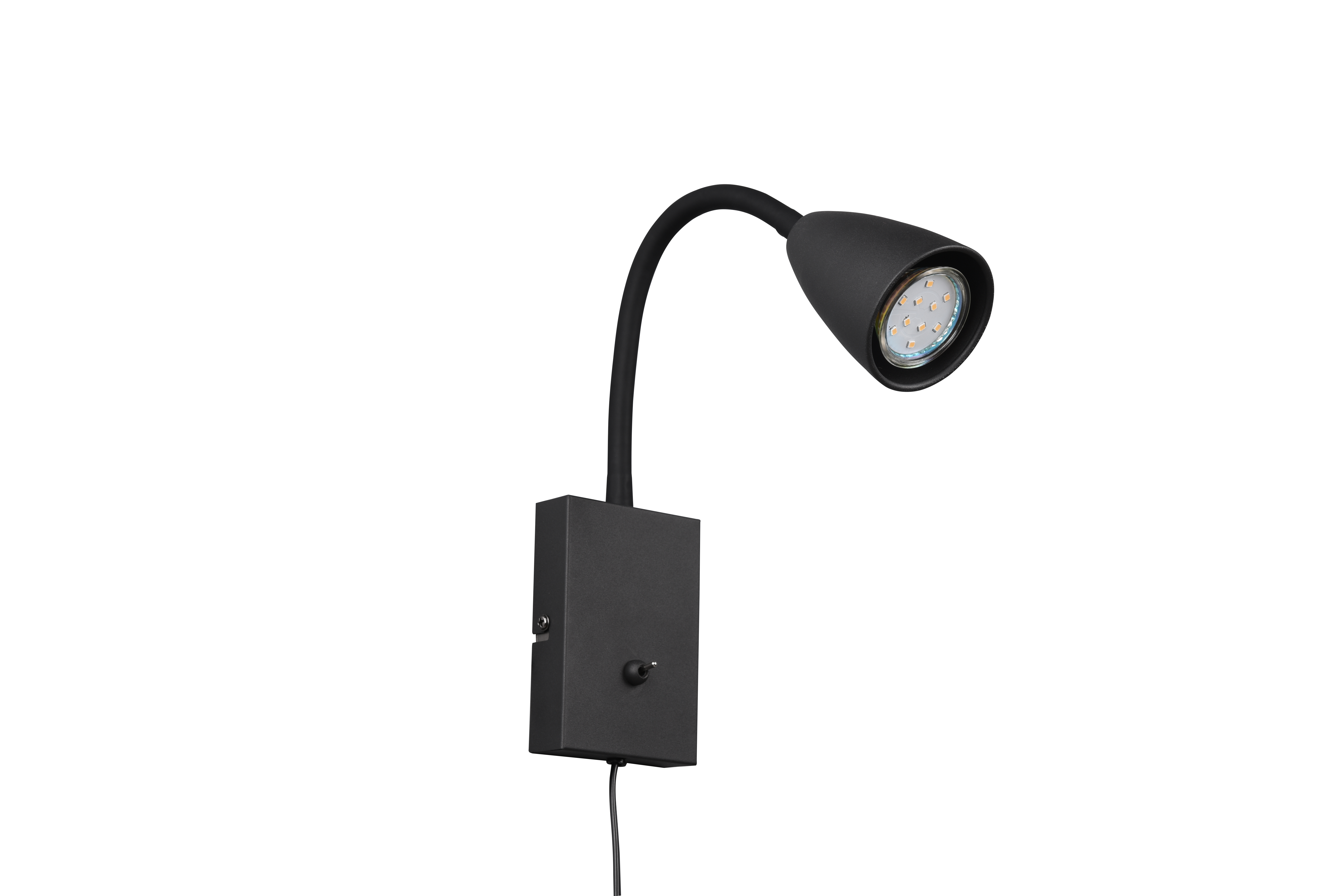 trio Wall lamp trio wanda gu10 max 10w matt bl