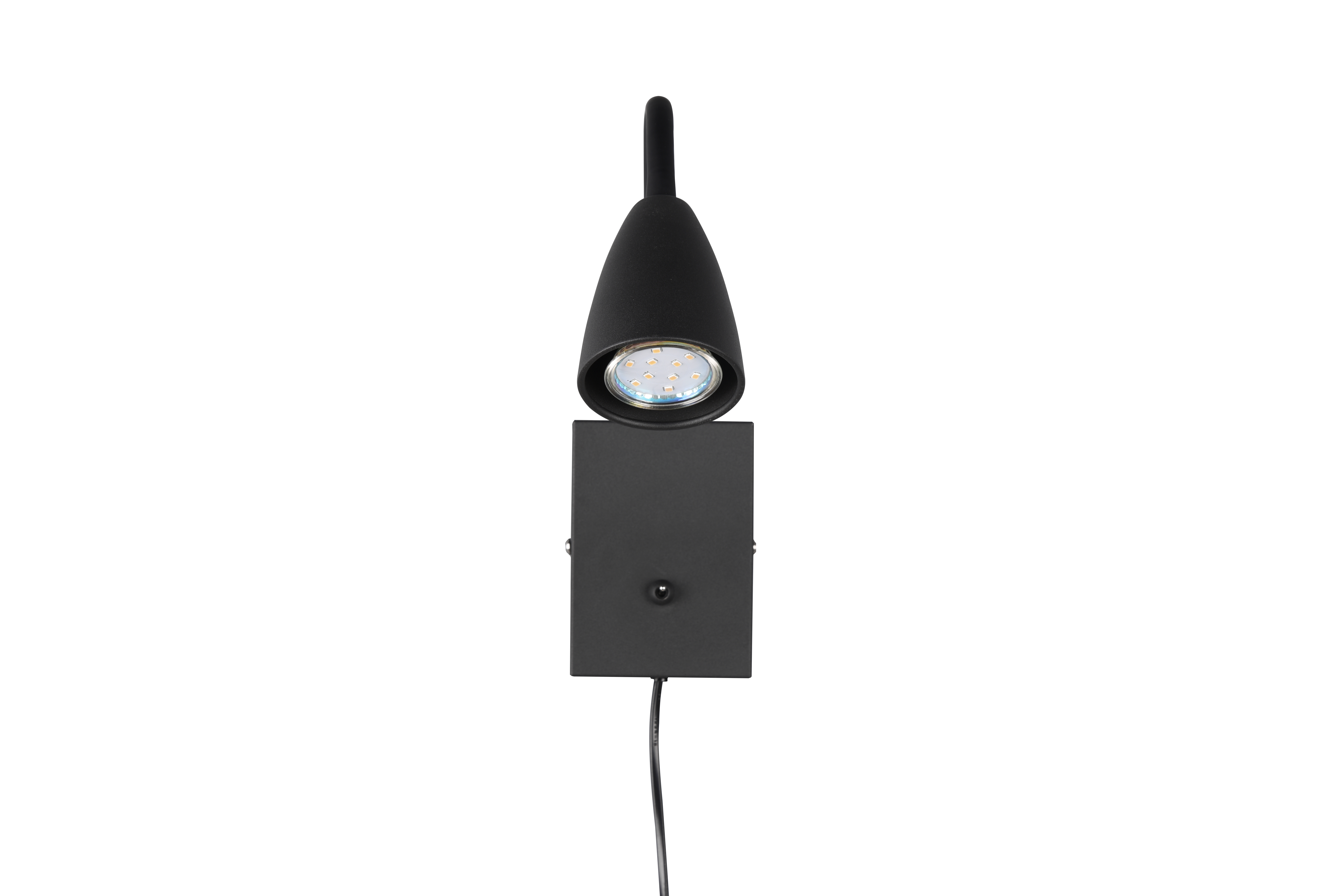 trio Wall lamp trio wanda gu10 max 10w matt bl