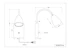 trio Wall lamp trio wanda gu10 max 10w matt bl